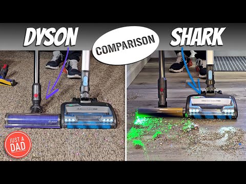 Dyson V12 Detect Slim vs Shark IZ462H Vertex Cordless Vacuum COMPARISON  *Which one is better*