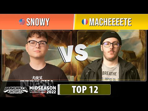 Snowy VS Macheeeete - Top 12 - Midseason Championship 2022 - Singles