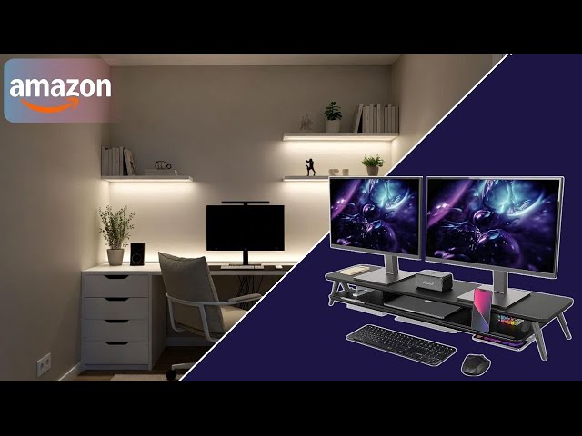 Vídeo relacionado con Valyrane Almacenamiento Lateral del Escritorio, Soporte para Portátil Debajo De La Mesa, Organizador De Escritorio Colgante Sin Taladrar, con Ganchos Y Ganchos para Cables, Adecuado para Oficina
