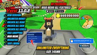 Super Bear Adventure Mod Apk 13.0.8 Latest Version 2026 -Mod Menu /Unlimited Money & Unlock All Bear