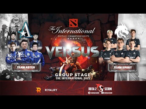 Team Aster vs Team Spirit - The International 2022: Group Stage - Game Highlights - BO2