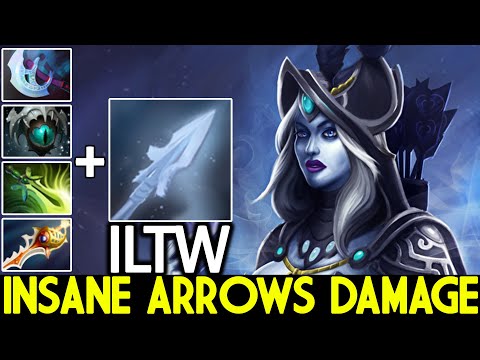 Nigma.ILTW [Drow Ranger] Insane Frost Arrows Damage Slow Cant Move Dota 2