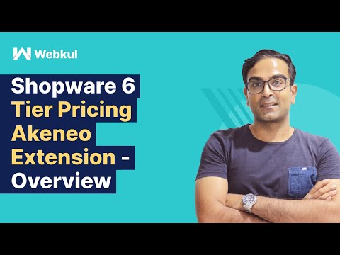 Shopware 6 Tier Pricing Akeneo Extension - Overview