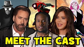 SPIDER-MAN INTO THE SPIDER-VERSE Voice Actors Behind The Scenes - Hailee Steinfeld, Nic Cage
