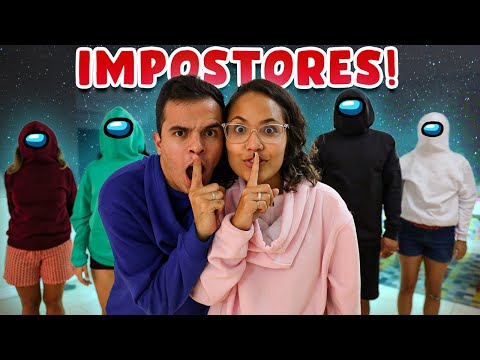 AMONG US NA VIDA REAL DENTRO DA MANSÃO! - VIRAMOS IMPOSTORES!