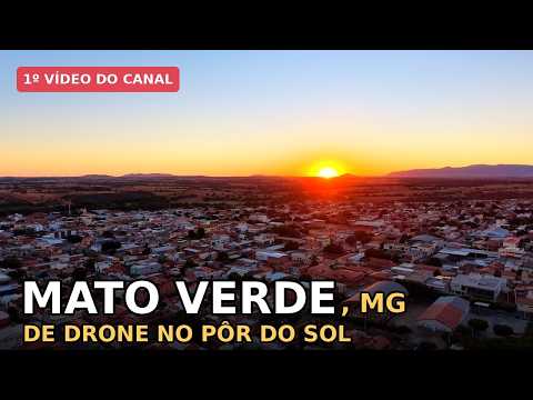 MATO VERDE, MG de DRONE no PÔR DO SOL 🚁🌅