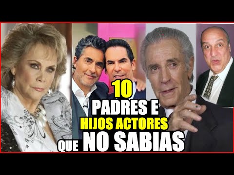 Son actores famosos y sus padres también, pero nadie lo sabía por esta razón