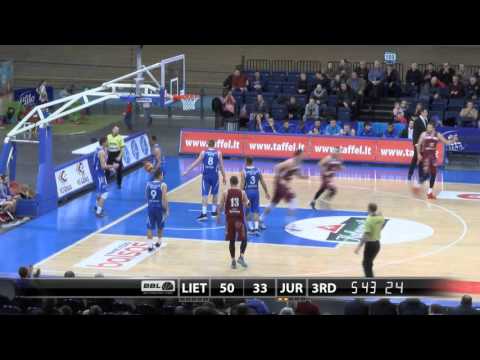 BBL: „Lietkabelis" - „Jurmala Feniks" highlights 2016-02-24