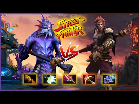 Slardar vs Monkey King - Street Fighter Ep 11