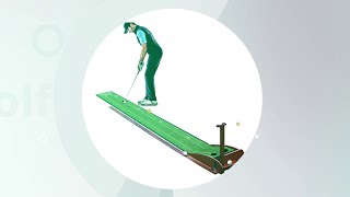  Indoor & Outdoor Golf Putting Mat