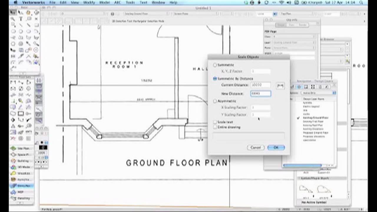Architectural Technologist - Importing a pdf into Vectorworks