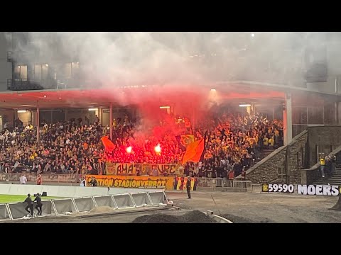 Ultras von die Amateure Borussia Dortmund 2 vs MSV Duisburg