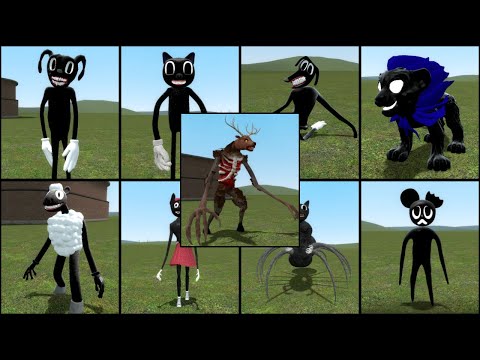 WENDIGO vs CARTOON MONSTERS in Garry's Mod GMod