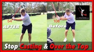Stop Swinging Over the Top: Boost Your Swing Speed