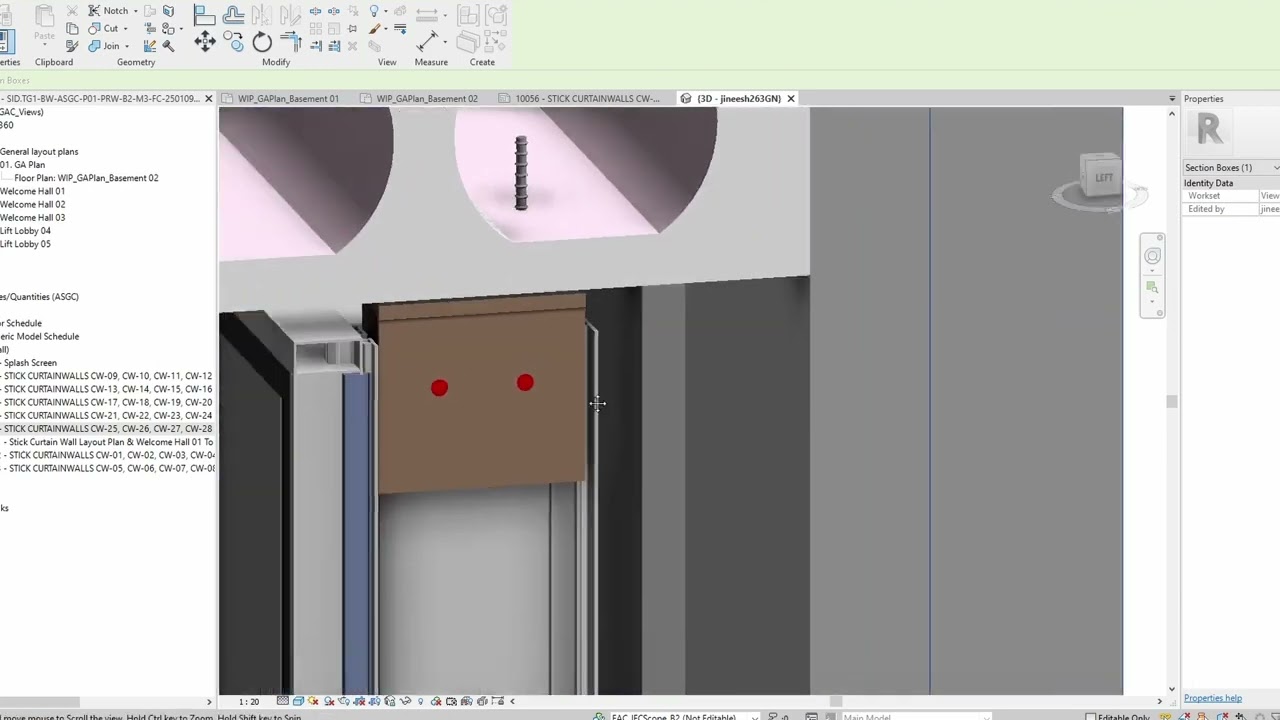facade bim shop drawing