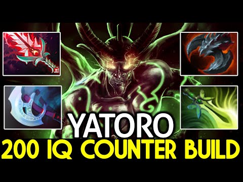 YATORO [Terrorblade] 200 IQ Counter Build with Bloodthorn Build Dota 2