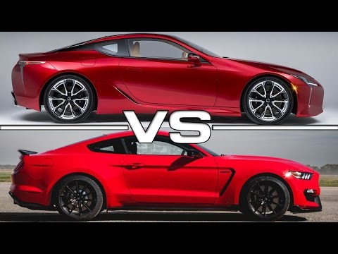 Lexus LC 500 vs Ford Shelby Mustang GT350R