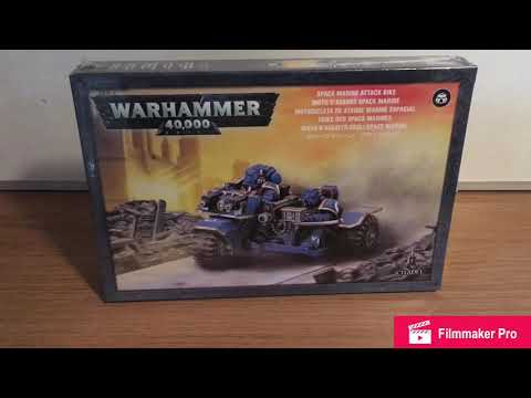 Space marine attack bike - unboxing and review