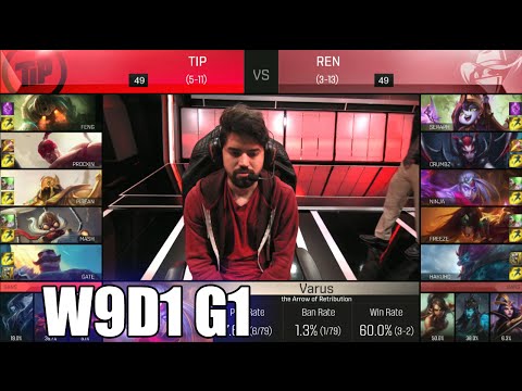 Team Impulse vs Renegades | Week 9 Day 1 S6 NA LCS Spring 2016 | TIP vs REN G2 W9D1 1080p