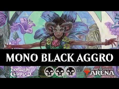 Mono Black Aggro💀Best of 1 Standard Event MTG Arena Lorwyn Eclipsed #mtgstandard #lorwyn #monoblack