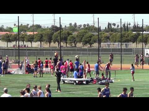 VarG 4x100m vs Fountain Valley & Newport Harbor 3-29-17 - Los Alamitos Girls