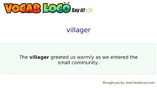 Video thumbnail for villager