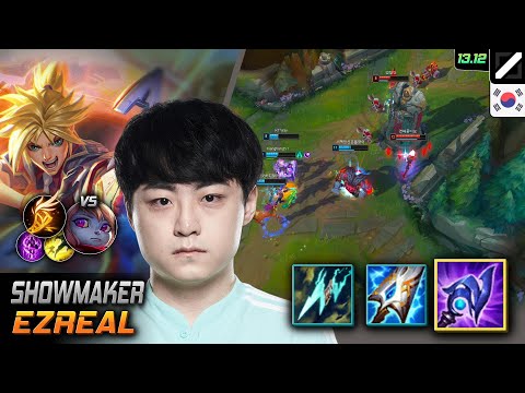 ShowMaker Ezreal Mid Build Luden's Tempest Fleet Footwork - LOL KR Challenger Patch 13.12