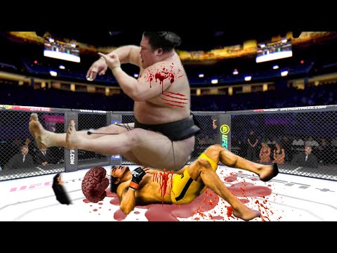 UFC4 Bruce Lee vs. Titan Sumo EA Sports UFC 4
