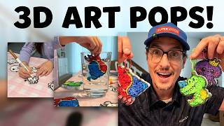 Coloring Flat Paper Turns Into 3D Animals | No Mess, Just Magic