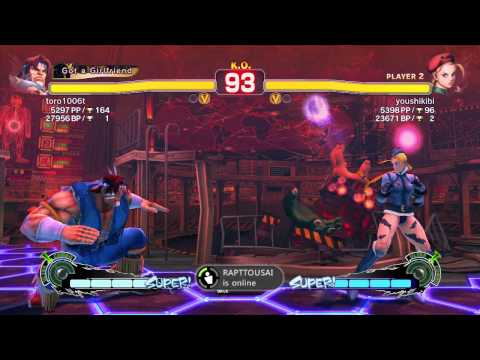 SSFIVAE~ T.Hawk (toro1006t) vs. Cammy (youshikibi) HD