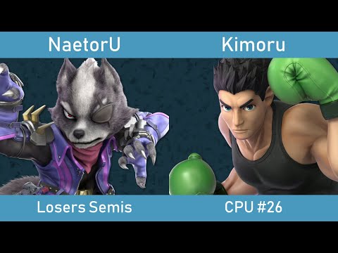 Checkpoint Ultimate S4 W26 - NaetorU (Wolf, Pichu, Cloud) vs Kimoru (Little Mac) - Losers Semis