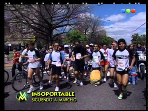 Tinelli en la Maratón de Buenos Aires - Videomatch 99