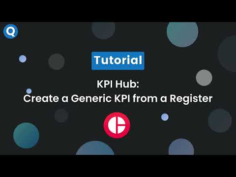 KPI Hub - Create a Generic KPI from a Register
