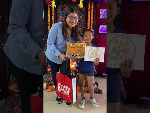 Exhibición de Dibujos "LOS COLORES DE MI ALTAR DE DIA DE MUERTOS"