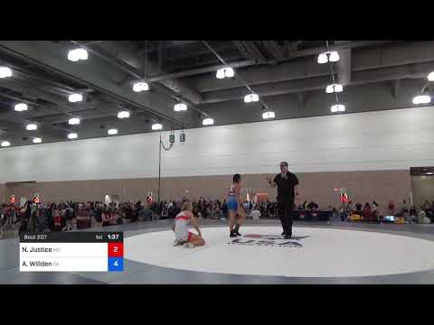 59 Kg Round Of 16 - Nonnie Justice, Mo Vs Athena Willden, Ca