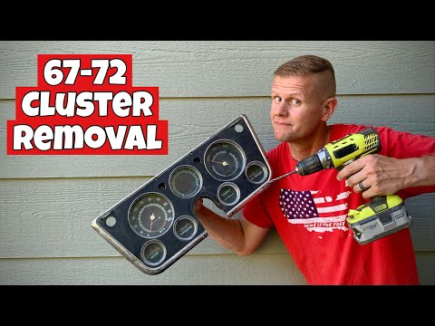 How To Remove Gauge Panel 67-72 Chevy / GMC Truck