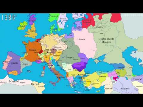 1000 Years Time Lapse Map of Europe