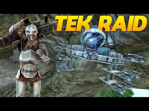 RAIDING A Hidden Tek Base For INSANE PROFIT - ARK