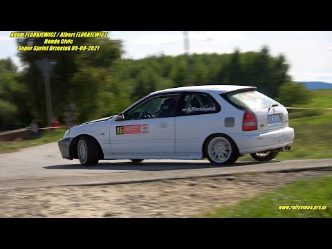 Adam FLORKIEWICZ / Albert FLORKIEWICZ - Honda Civic - Super Sprint Brzostek 05-09-2021