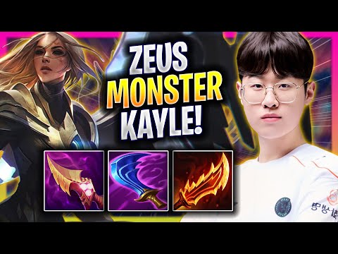 ZEUS IS A MONSTER WITH KAYLE! - HLE Zeus Plays Kayle TOP vs Gwen! | Season 2025