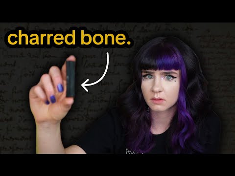 Making 400 year old BONE PAINT.💀