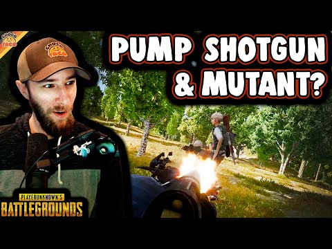 A Strange Loadout for chocoTaco: Pump Shotgun & Mutant ft. Halifax - PUBG Erangel Duos Gameplay