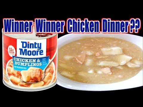 Chicken & Dumplings IN A CAN!?! - Winner Winner...