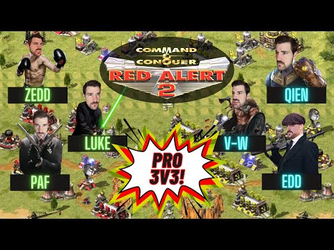 😯Epic 3v3! - $75 Pro Red Alert 2 Tournament | Online 1v1 CnCnet | Command & Conquer: Yuri's Revenge
