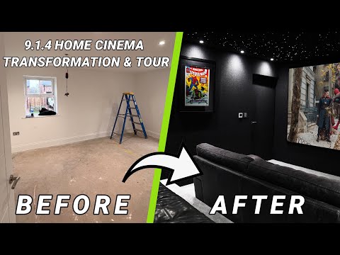 HOME CINEMA TOUR AND TRANSFORMATION | 9.1.4 DOLBY ATMOS