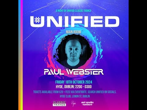 Paul Webster Brings ELECTRIC Performance to Unified Hyde Dublin