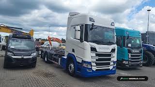 Scania R500 6X2 CR20 Highline ACC Retarder Navi Standklima Liftachse container chassis for sale image 4 Scania R500 6X2 CR20 Highline ACC Retarder Navi Standklima Liftachse container chassis image 4