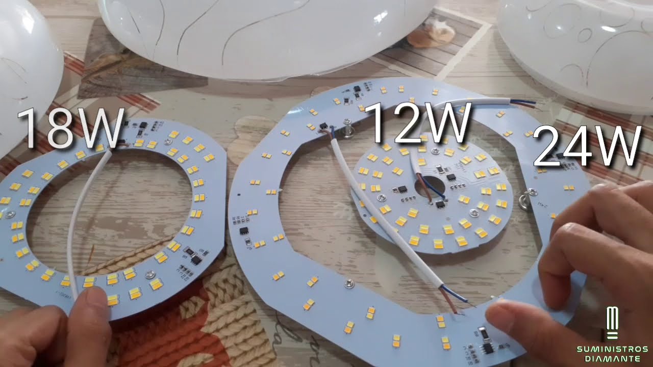 Repuesto Led de 3 Temperatúras: Blanco frío, Neutro y Cálido.