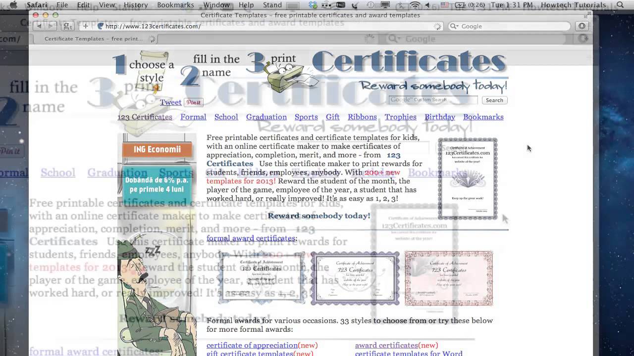 How to Create Printable Award Certificates Online