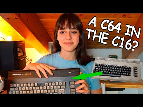 I upgraded a Commodore 16 with C64 CPU & RAM